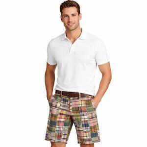 Vtg American Eagle Mens 30‎ Plaid Madras Longer Length Patchwork Plaid Y2K 90s